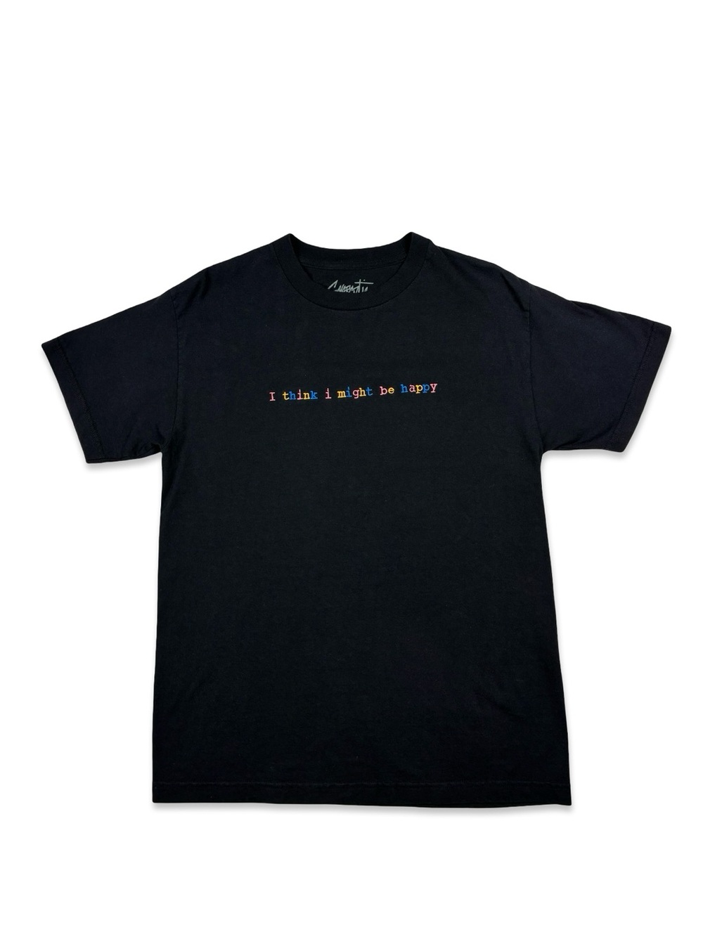 Gnarcotic I Think I Might Be Happy Embroidered T-Shirt